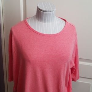 Lularoe Irma hi-lo tunic in coral
